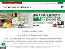 Tablet Screenshot of contractorsupplynetwork.com
